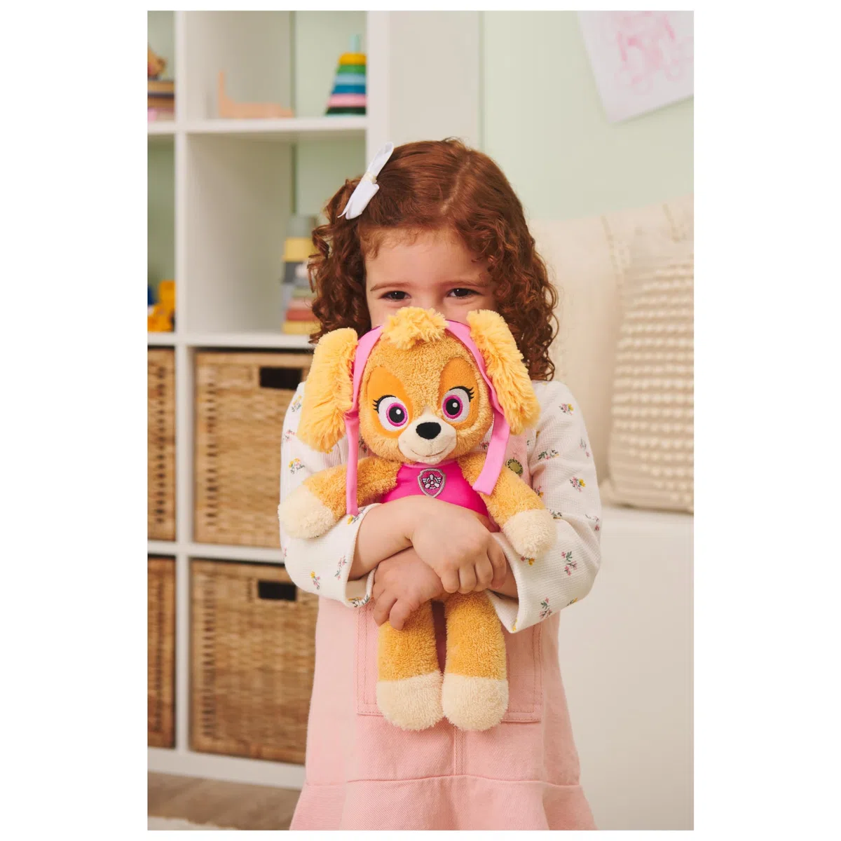 Gund La Pat Patrol - Paw Patrol - Peluche Pat Patrol Stella Misura 35 cm - Peluche Cane - Lavabile in Superficie - Pat Patrol Giocattolo Prima età - Peluche Baby - Giocattolo Bambino 1 Anno in