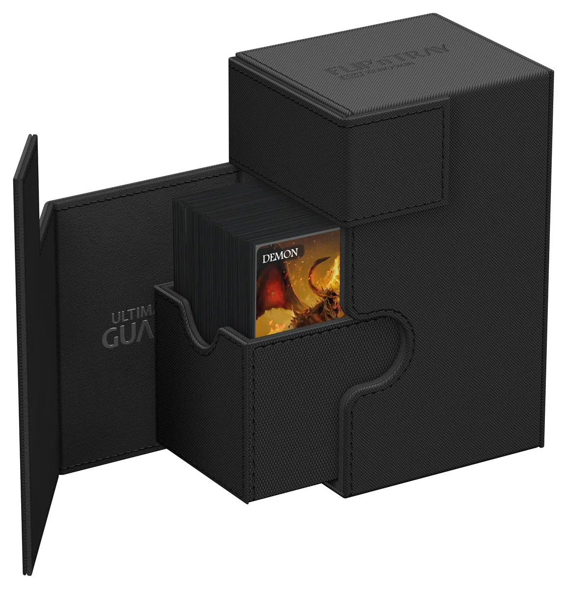 Ultimate Guard Flip`n`Tray 80+ XenoSkin Monocolor Nero