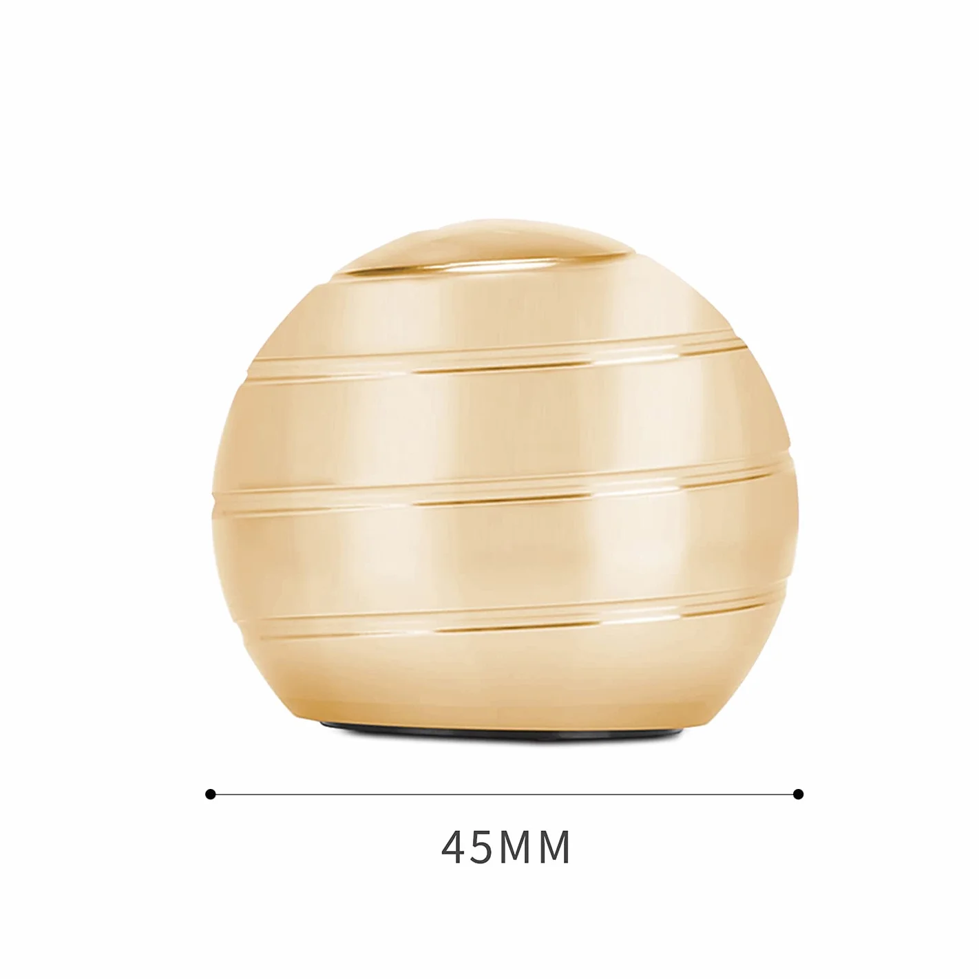 Giroscopio Cinetico a Sfera da Spinner in Metallo per Ufficio Giocattolo con Illusione Ottica per Allevia Lo Stress ispira la creatività interiore（d'oro） (d'oro)