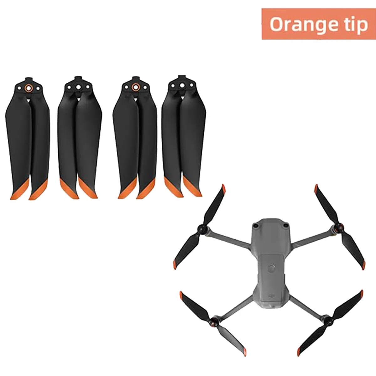 Gdraco Air 2S, elica silenziosa, pieghevole, 7238F, elica per accessori DJI Mavic Air 2/Air 2S, 8 pezzi