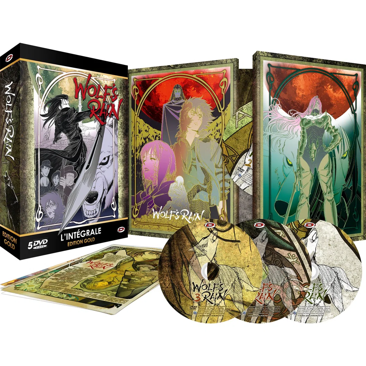 Wolf's Rain - Intégrale + OAVs - Edition Gold (5 DVD + 5 Cartes)