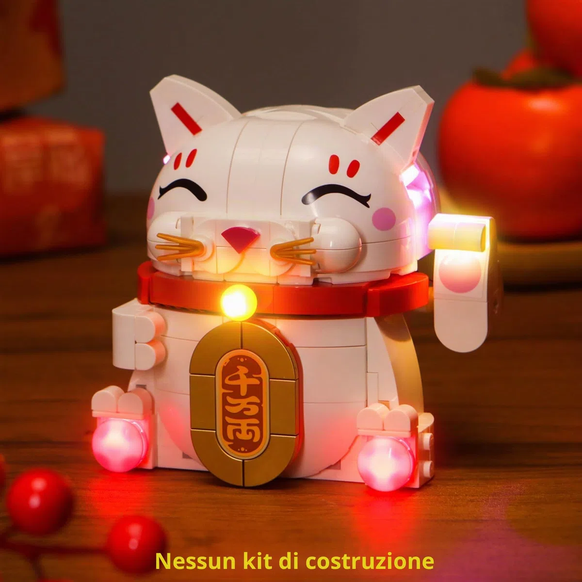 Kit di illuminazione LED compatibile con Lego 40813 Lucky Cat (senza modello), kit di illuminazione decorativa compatibile con Lego Lucky Cat