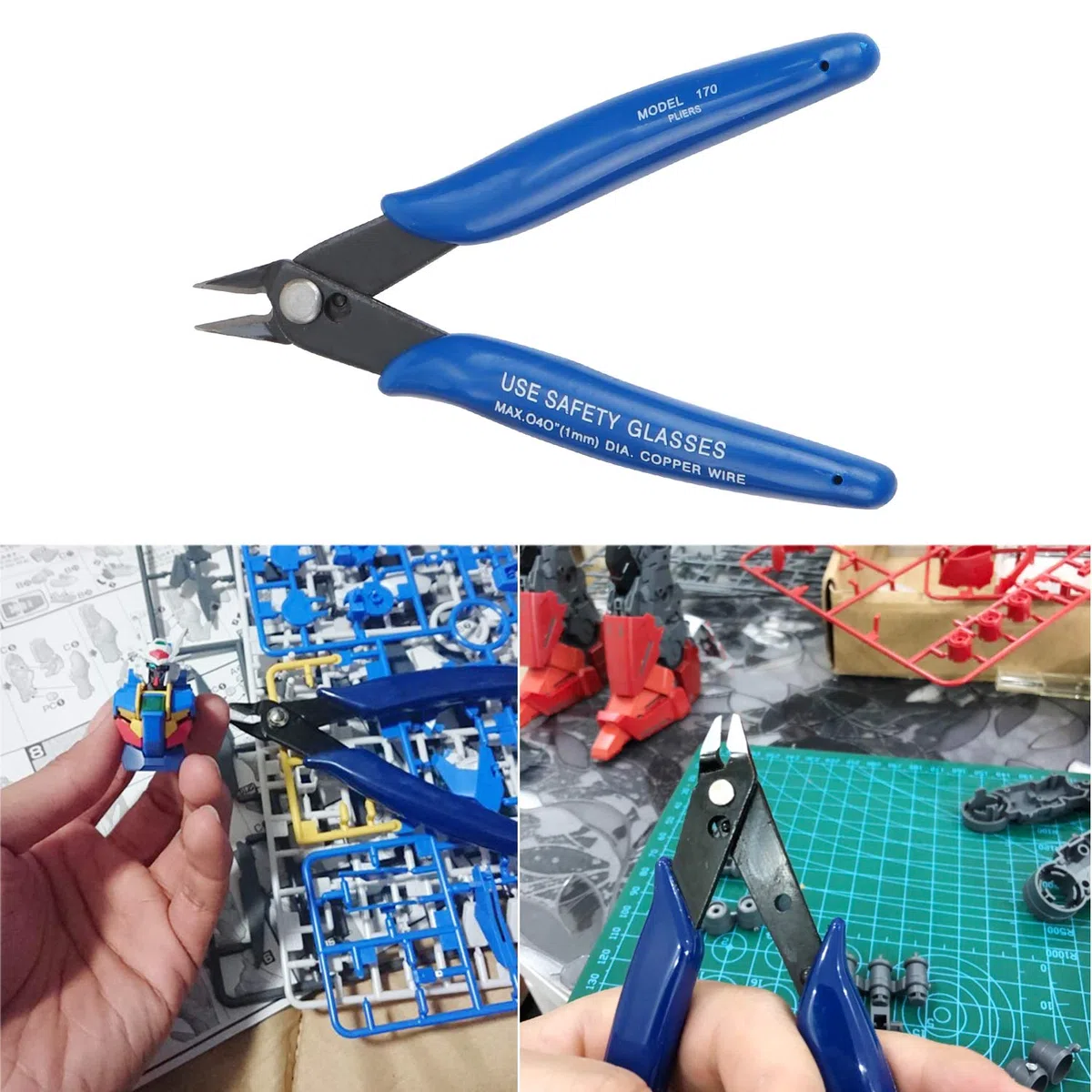 9PCS Kit di Strumenti Modello Gundam Kit, di Costruzione Hobby per Edificio di Base per la Riparazione e Il Fissaggio di Modelli