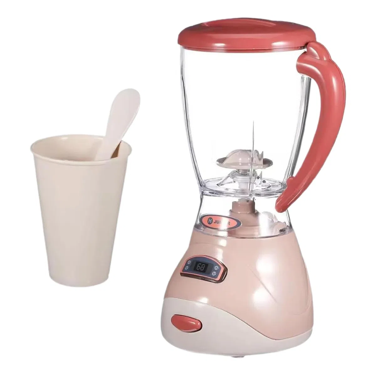 Giocattoli, Fatti Finta Di Giocare A Frullatore, Giocattolo Di Frullatore Per Bambini, Caratteristica Del Suono Realistico, Sicuro Da Usare, Rosa, Per Bambini, Casa, Cortile, Parco, Asilo, Asilo ,