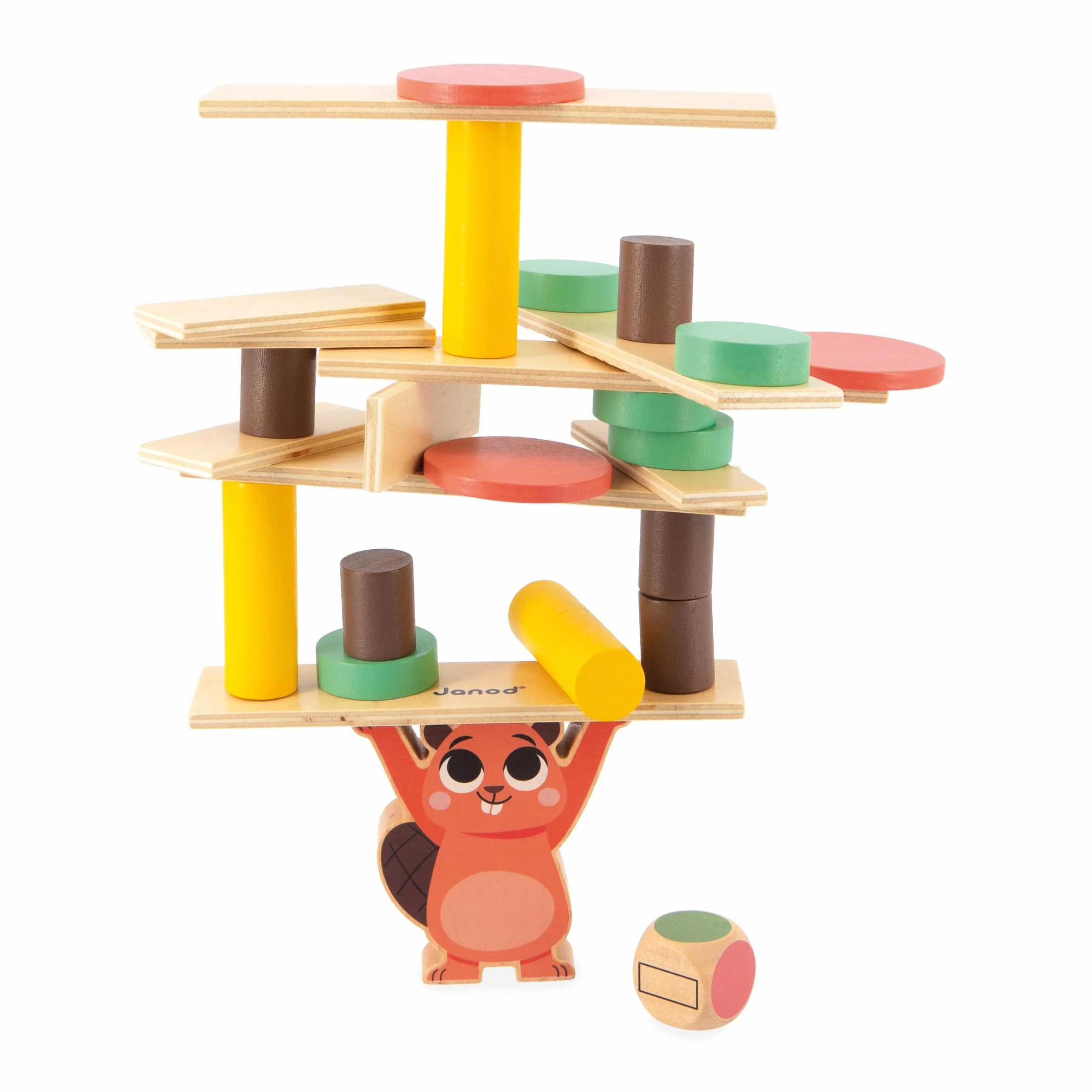 Janod - Box Giochi Neonato - dai 36 Mesi - Giocattoli Multisensoriali con Puzzle e attività Manuali per Bambini - Giocattoli di attività e Sviluppo Psicomotorio - dai 3 Anni - J04066