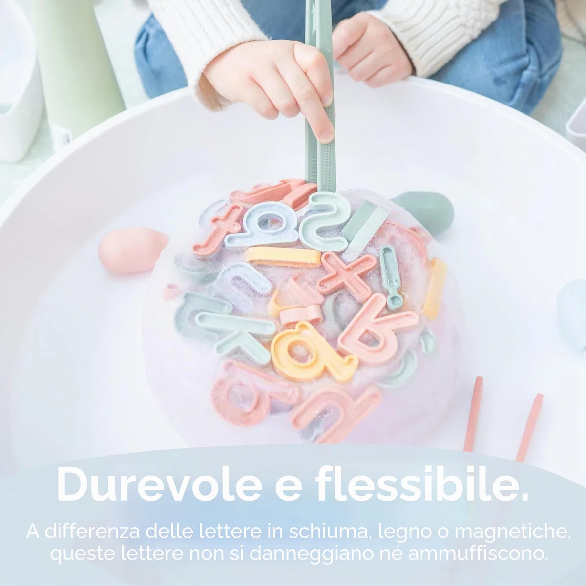 Inspire My Play Lettere dell'alfabeto per Bambini Giochi ABC per Bambini dai 3 Anni - Lettere per Giochi sensoriali e disordinati
