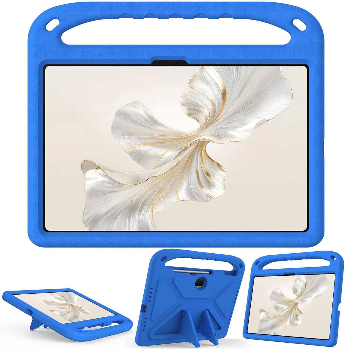 Custodia per Honor Pad 9 12.1" Leggera e Antiurto Bambini Cover in Eva con Maniglia e Supporto Blu