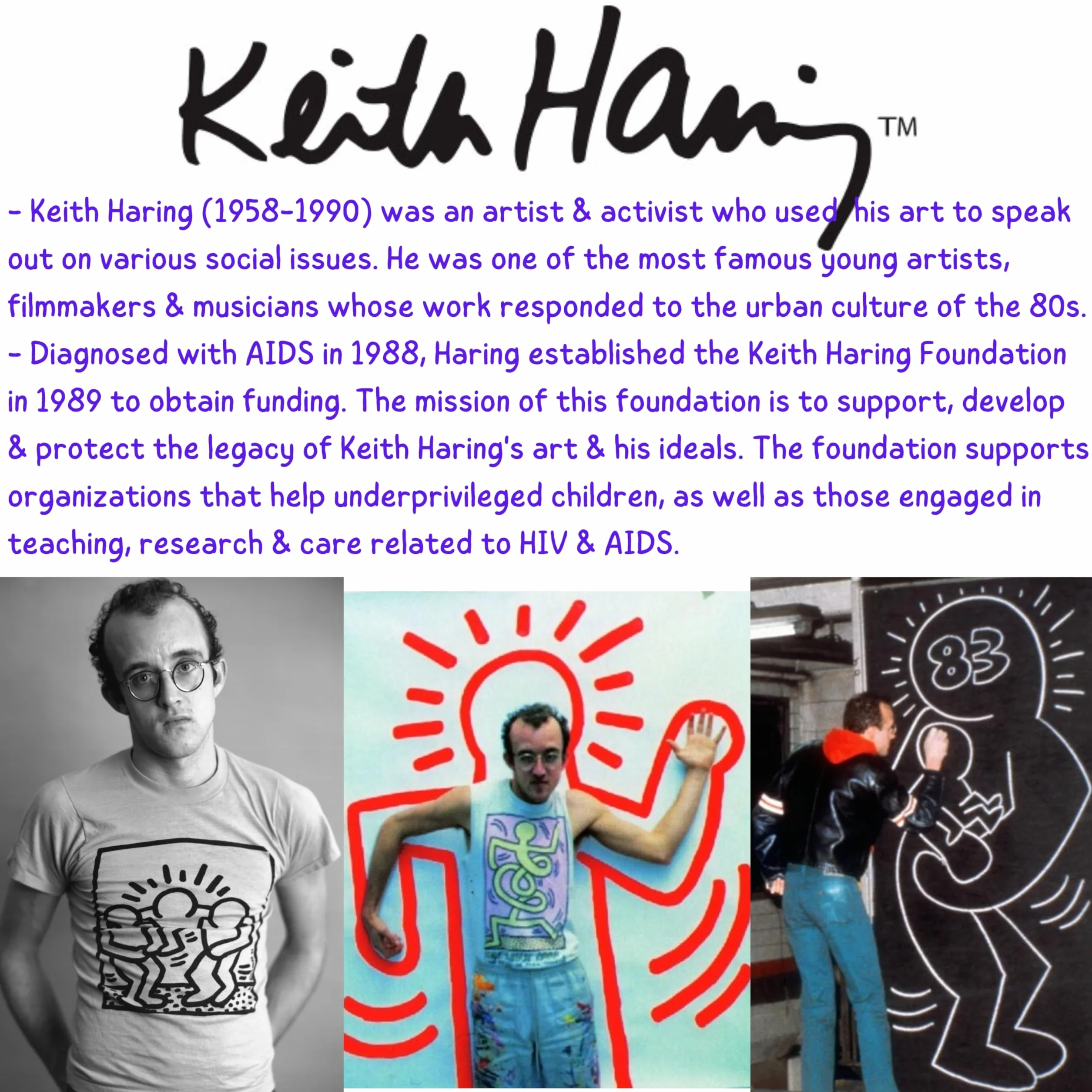 Vilac - Set di magneti Keith Haring - edizione limitata - 9226, multicolore, piccolo