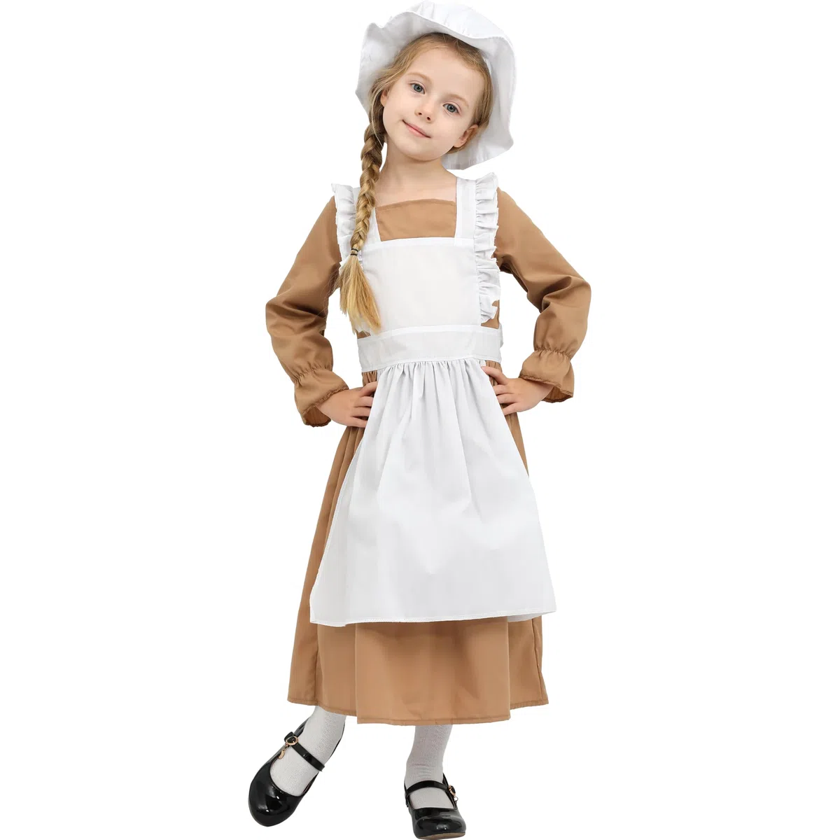 Sincere Party Costume Vittoriano della Ragazza Vestito di Cotone World Book Day Week Girl's Fancy Dress