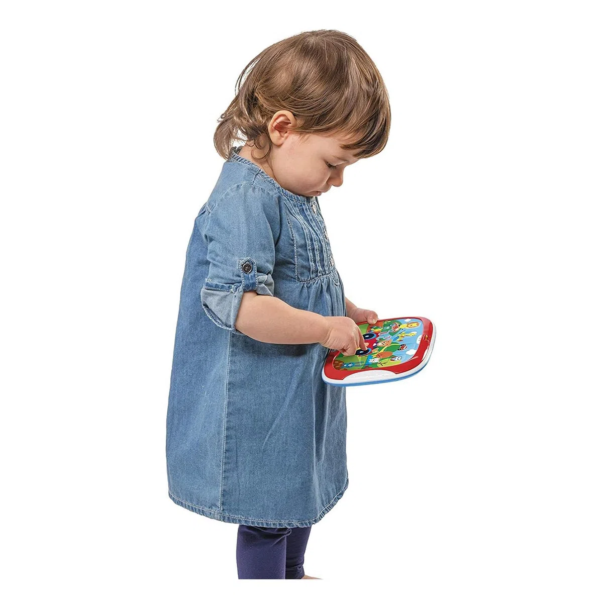 Chicco Gioco Tablet degli Animali, Elettronico Parlante con Contenuti Divertenti sugli Animali, Batterie Incluse, 12-36 Mesi, Multicolore