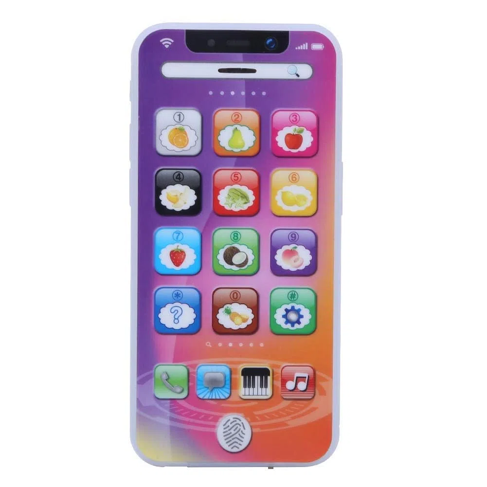 Cellulare Giocattolo per bambini Musica multifunzionale Giocattolo leggero per telefoni Giocattoli educativi precoci per telefoni cellulari Ragazzi Ragazze Toddlers di