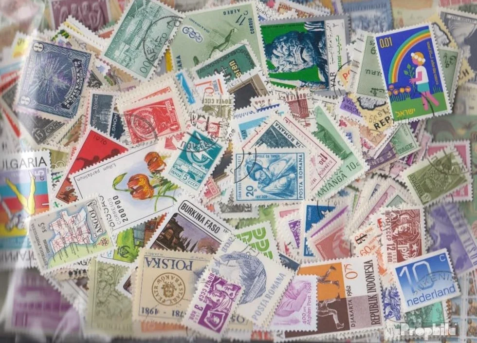 Tutto Mondo 1.000 Diversi Francobolli Fuori 100 Diversi Paesi (Francobolli per i Collezionisti)