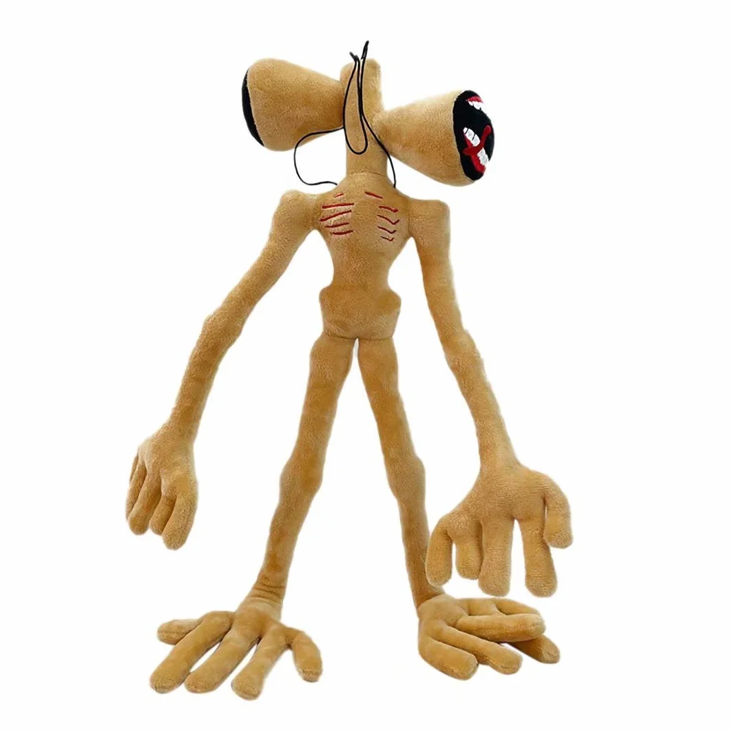 Scary Siren Head Light Peluche, Cartone Animato Cane/Cartone Animato Coniglio/Cavallo Lungo Mostro Peluche, Mostro misterioso Morbido Animale Cuscino farcito Compleanno Decorazione Capodanno
