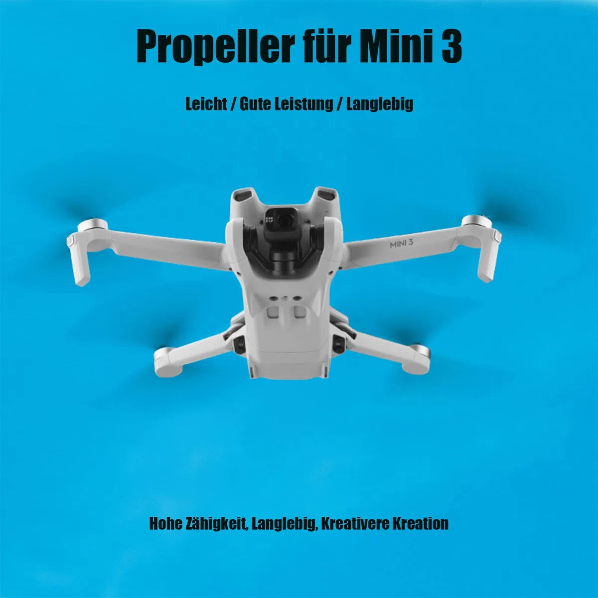 16 Pezzi Elica per Mini 3, Pale di Ricambio per Drone DJI Mini 3, Accessori Stabili, Eliche di Ricambio, Leggere, Poco Rumorose, in Volo (Arancione e Argento)