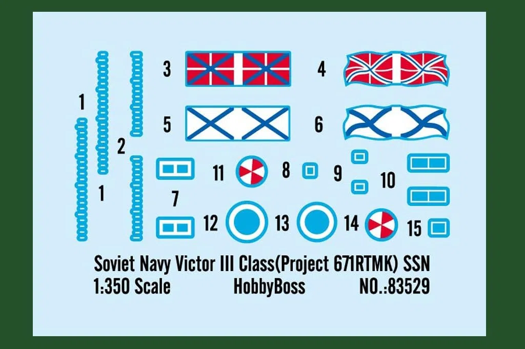 Hobbyboss 1:350 - Soviet Navy Victor III