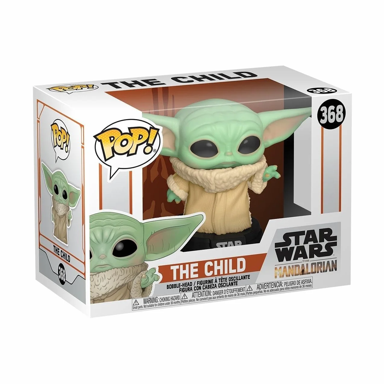 Funko POP! Star Wars: The Mandalorian - Grogu (The Child, Baby Yoda) - Figura in Vinile da Collezione - Idea Regalo - Merchandising Ufficiale - Giocattoli per Bambini e Adulti - TV Fans