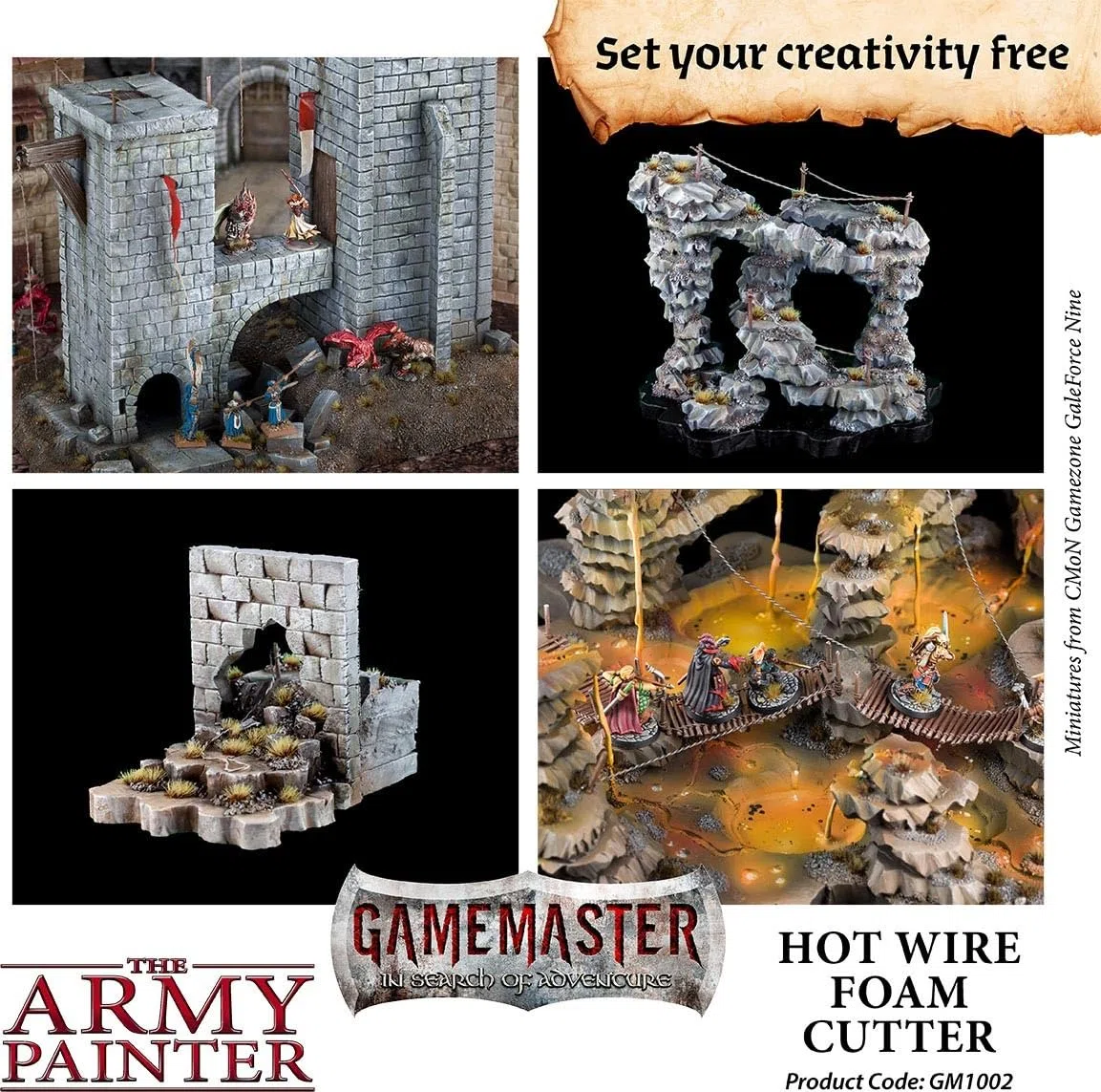 The Army Painter | Gamemaster: taglierina per schiuma a filo caldo | Tagliaschiuma a filo caldo | Strumento per tagliare fogli di schiuma per giochi di ruolo e costruzione di set di wargame