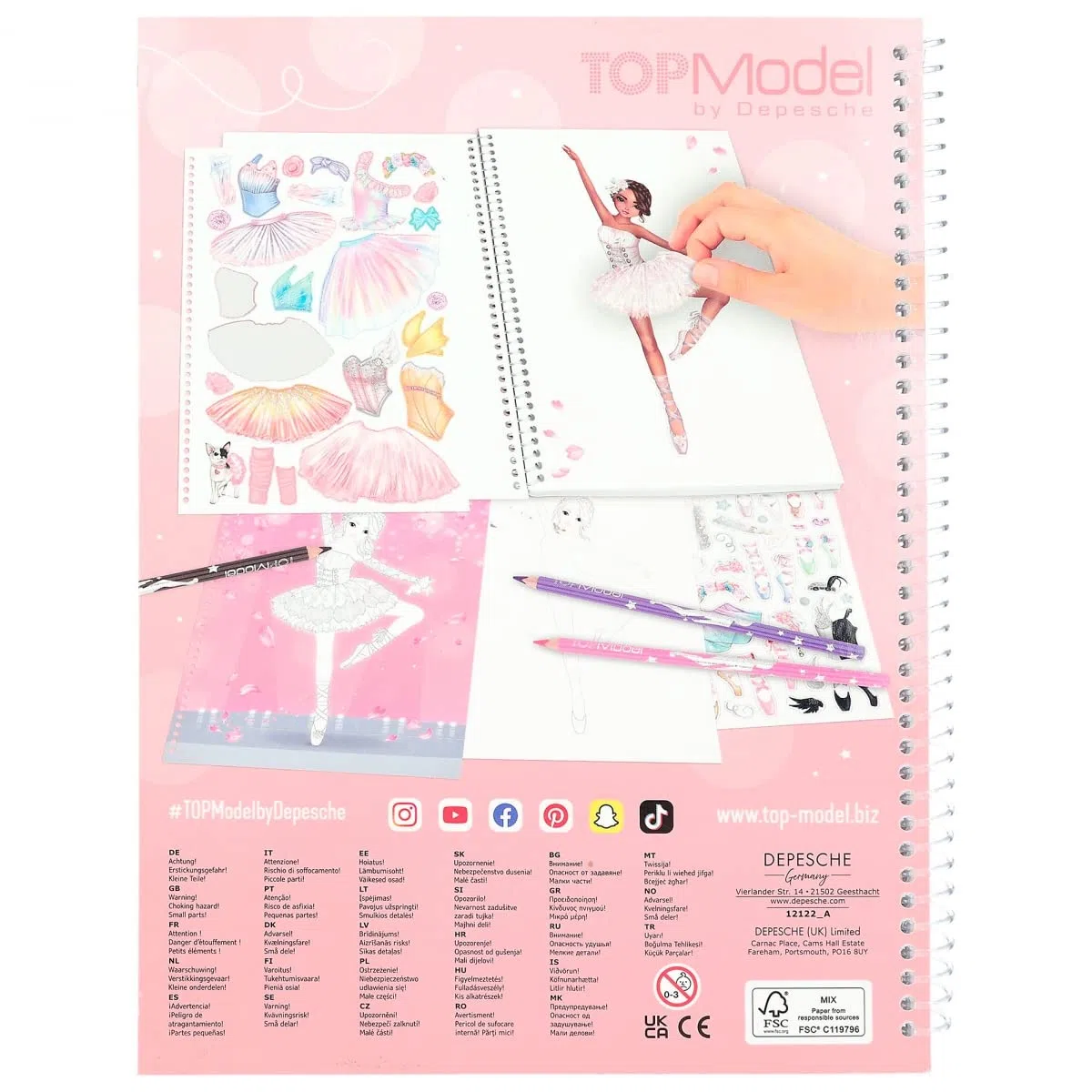 CREA TU LIBRO DE COLOREAR TOP MODEL