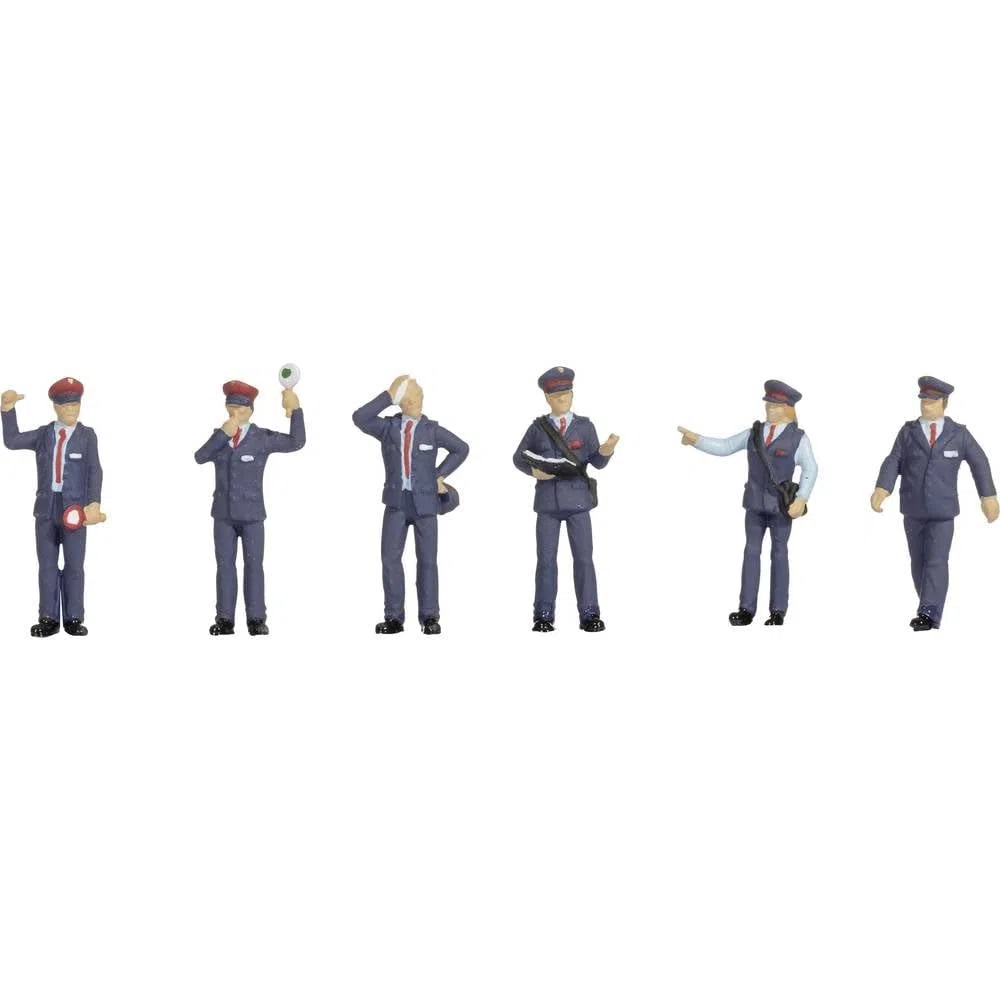 NOCH H0 Personaggi dei funzionari ferroviari della Germania, personaggi per modellismo H0, perfetti per creare scene realistiche