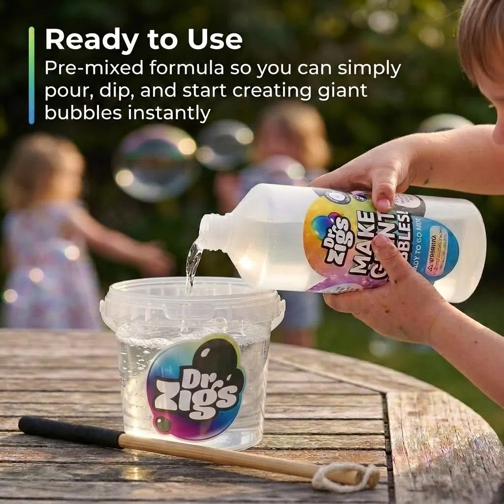 Dr Zigs Miscela Bolle di Sapone GIGANTI (1 Litre)