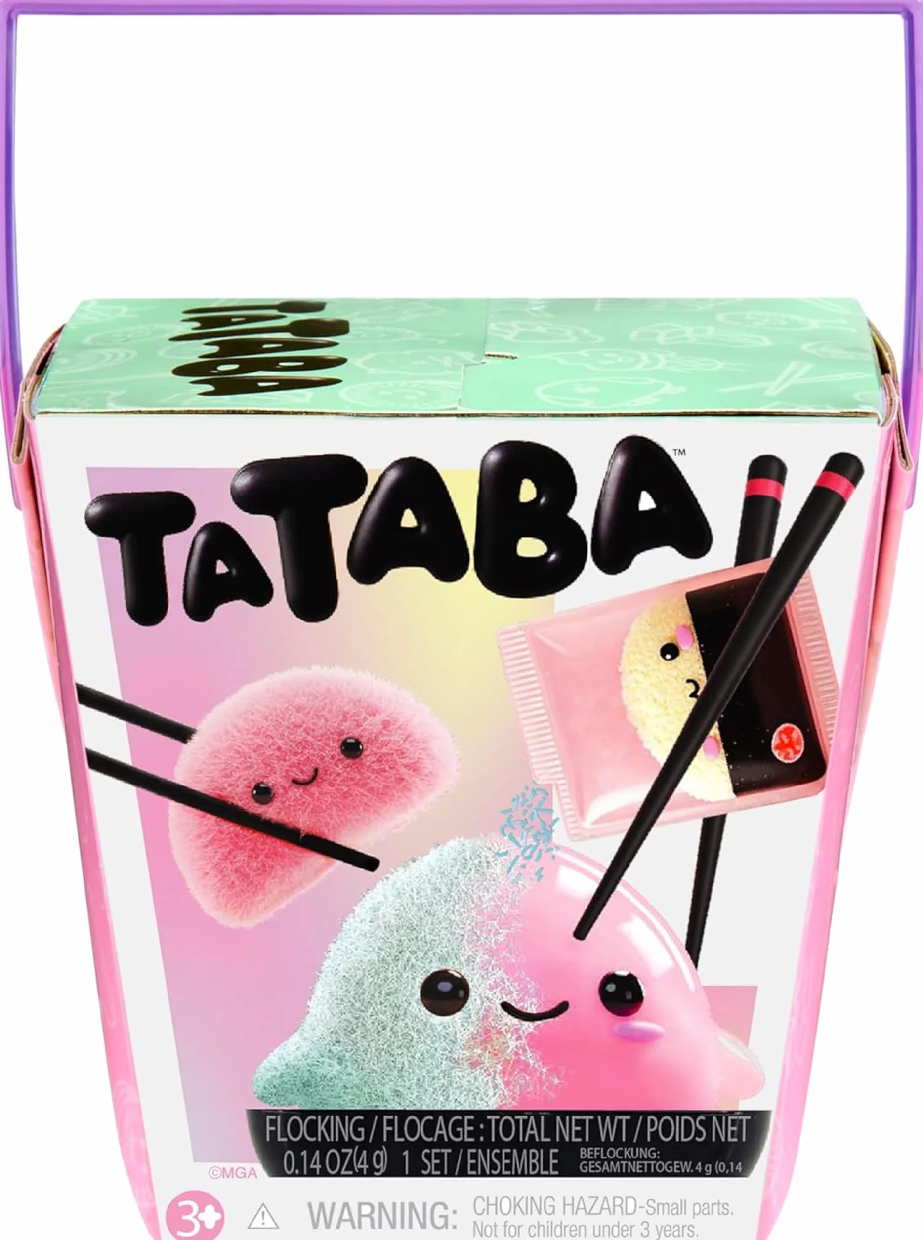 Tataba Squishy Collectable Toys - Confezione cieca con polvere di floccaggio fai-da-te, con accessori, 18 giocattoli da collezionare, età 3+