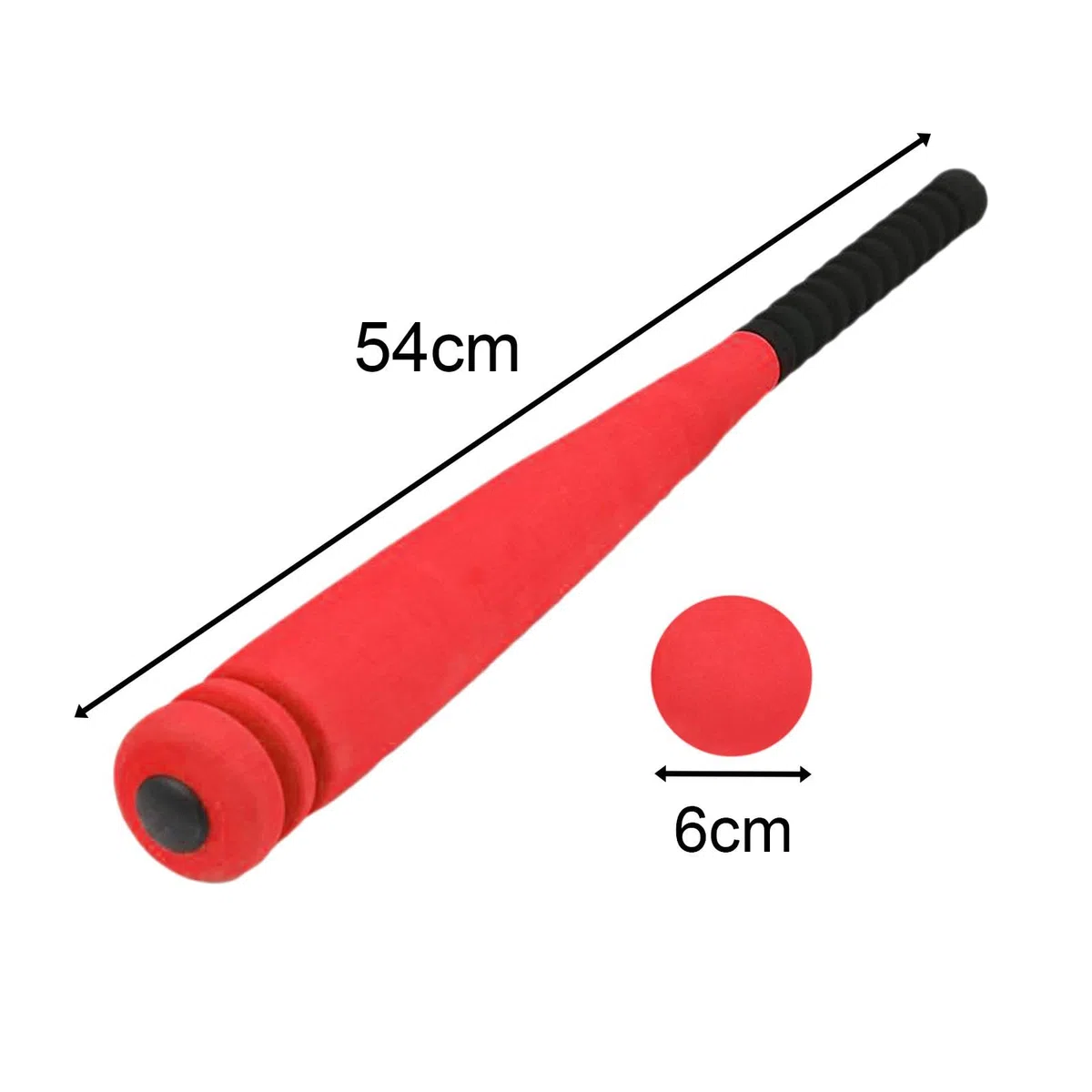 Mazza da Baseball E Palla, Durevole, Sviluppa Coordinazione, Esercizio Fisico, Pratica Mazze da Baseball per Adulti E Bambini, Rosso