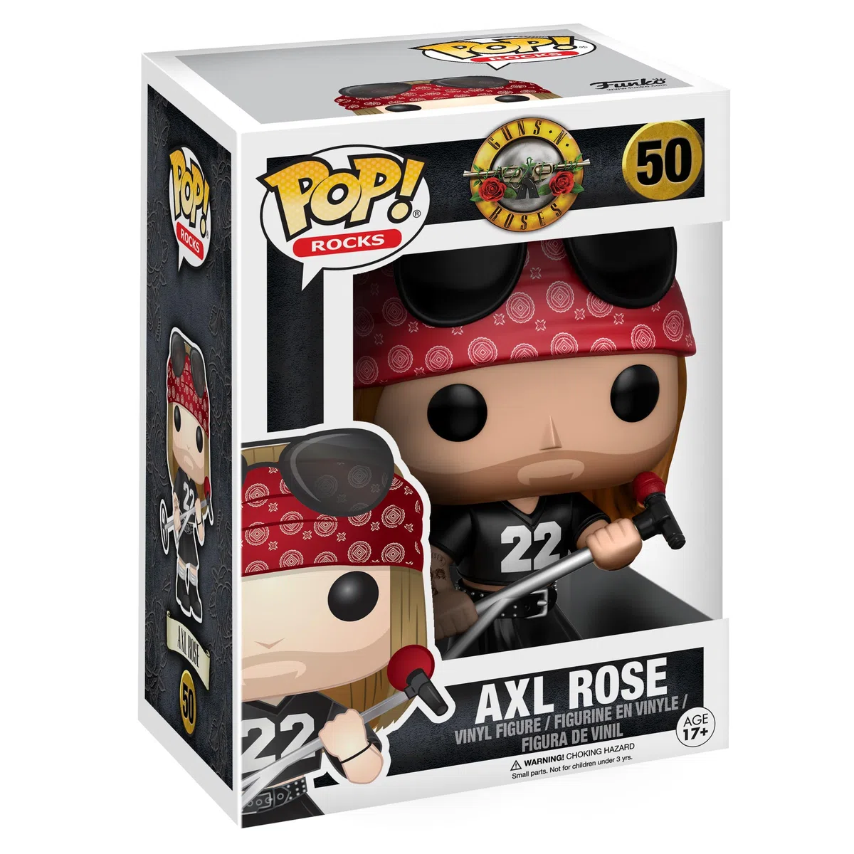 Funko POP! Rocks: Music - Guns N Roses Axl Rose - Figura in Vinile da Collezione - Idea Regalo - Merchandising Ufficiale - Giocattoli per Bambini e Adulti - Music Fans - Figura per i Collezionisti