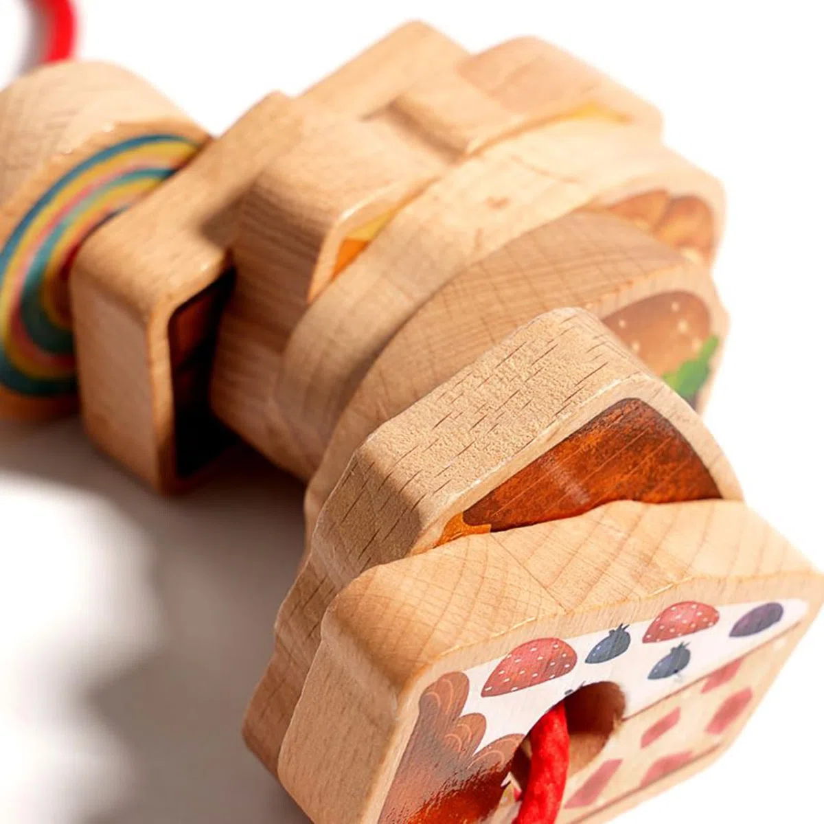 Perline Per Bambini - Giochi Infilare,Attività In Legno Con Gioco Di Classificazione Per Bambini 3+ Apprendimento Sviluppo Prescolare