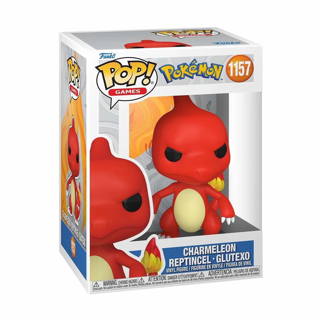 Funko POP Games: Pokemon - Charmeleon - Figura in vinile da collezione - Idea regalo - Prodotto ufficiale - Giocattoli per bambini e adulti - Modello di figura per collezionisti ed esposizione