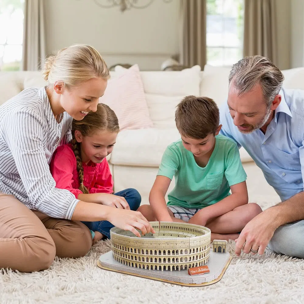 National Geographic - Puzzle 3d Colosseo | Modellini Da Costruire | Puzzle 3d Bambini +8 Anni | Puzzle 3d Adulti | Costruzioni Per Bambini | 131 Pezzi