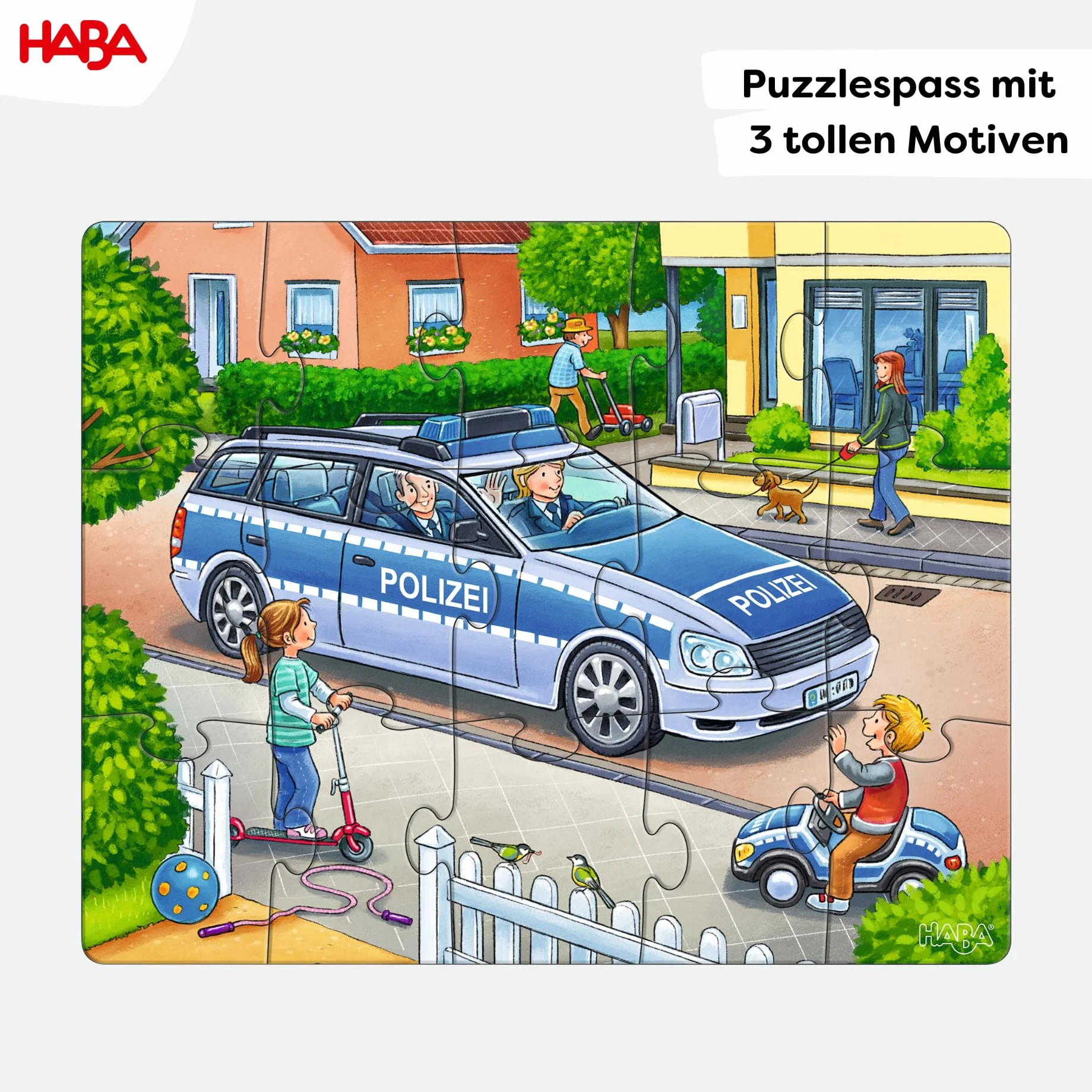 Puzzles Polizei, Feuerwehr & Co. 3 Motive