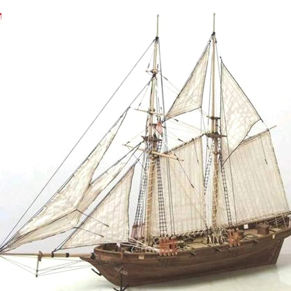 Lalone Kit Modello di Nave in Legno Fai da Te - Modelli di Navi a Vela - Regali Barca Giocattoli per Bambini, Decorazione
