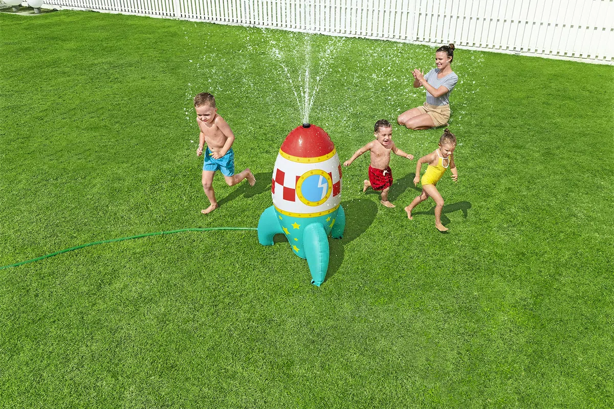 Bestway 52572 Gioco con spruzzini gonfiabile Space Blast