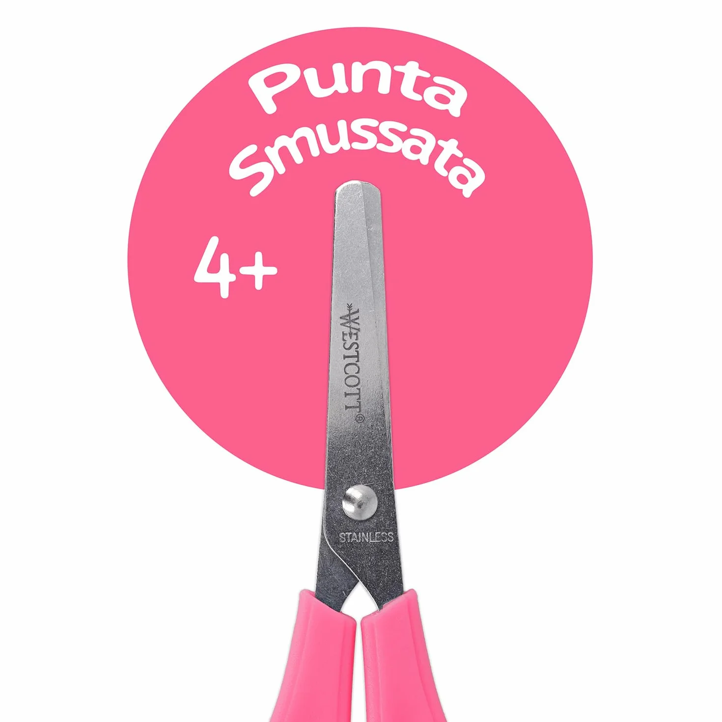 Westcott Forbici per bambini 30 pezzi in confezione espositiva | Forbici con scala integrata da 5 cm | Forbici da bricolage 13 cm (5") ideali per le mani dei bambini | Punta arrotondata | E-2150S