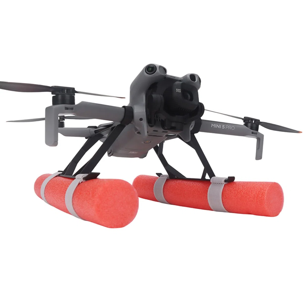 Carrello di atterraggio galleggiante per acqua Mini 5 Pro, kit di addestramento supporto galleggiante per accessori DJI Mini 5 Pro, treppiede per aumento altezza con supporto portatile per decollo