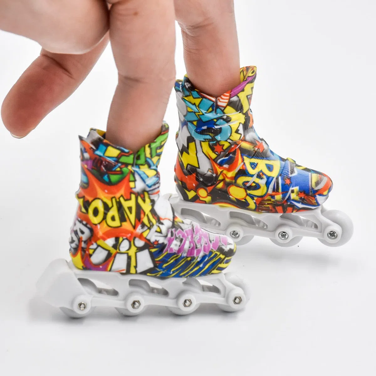 Mini Set Giocattoli per Dita: Skateboard, Bicicletta, Scooter, Vitality Board, Pattini, Pantaloni, Trucchi Di Formazione - Puntelli per Movimento