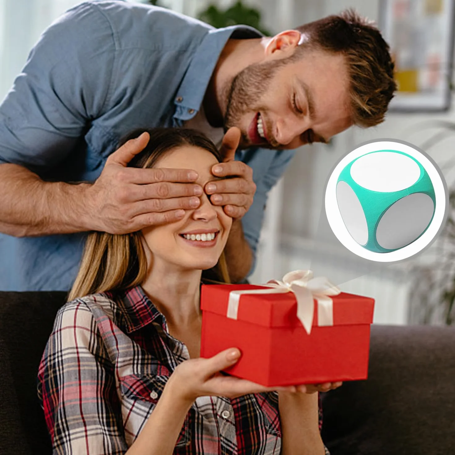2 dadi per esercizi di fitness con 2 pennarelli per lavagna, dadi divertenti fai da te, accessori portatili, adatti per giochi e festa, palestre, matrimoni