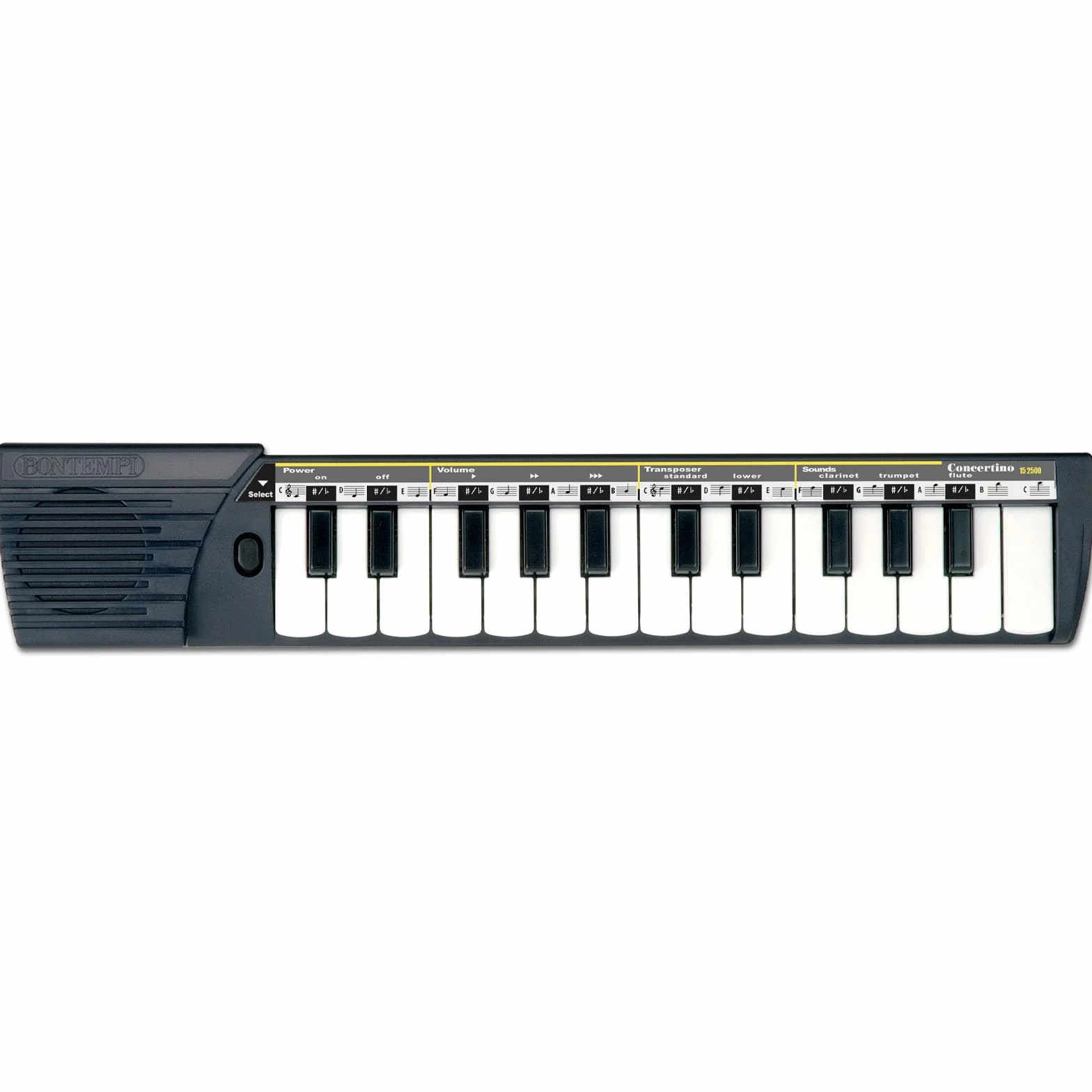 Bontempi 15 2500 Auto Concertina a 25 Tasti con Passo Medio per Un'Esperienza Musicale Intima e Affascinante, 400x72x35 mm, Multicolore, Media