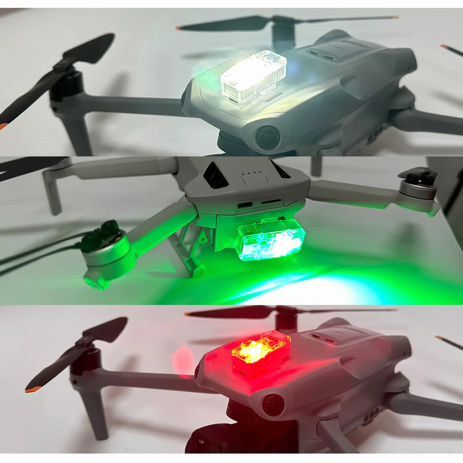 Luce Stroboscopica,Luci Notturna Anti Collisione per Drone,Flash LED Strobe Light per DJI Neo 2,Flip,Mini 5 3 4 Pro 4K SE 2,Air 3S 2S,Mavic 4 3,Spark,FPV,Avata,EVO Accessori(1 pezzi)