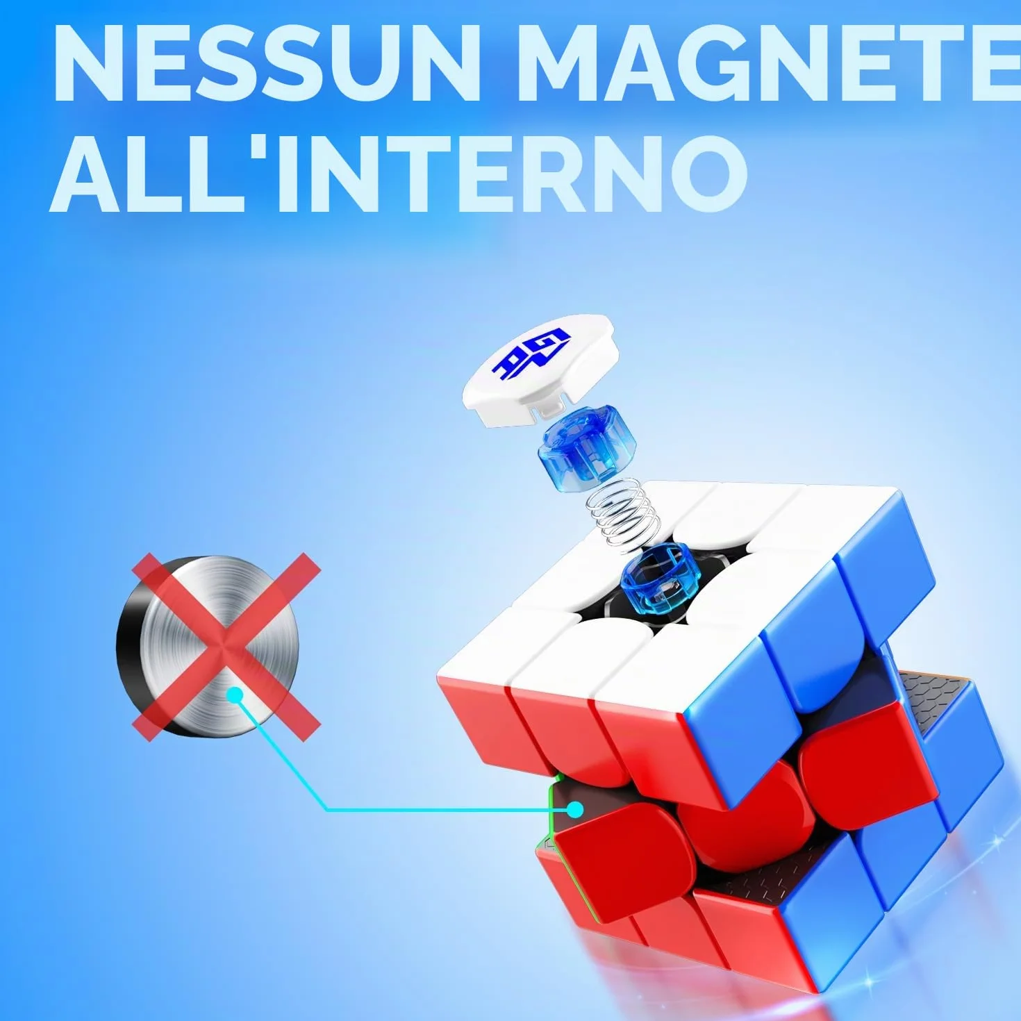 GAN 356 R S 3x3 Cubo Velocità Gan356RS Magico Puzzle Stickerless