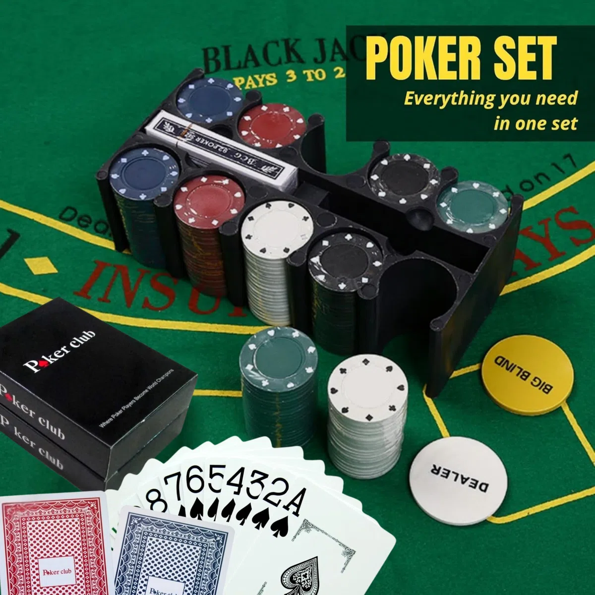Set da Poker per Gioco di Poker. Mazzo di Carte Resistente e Valigetta Poker. Diventa il Maestro del Caso con questo Set Poker di Lusso. Eleganza in Ogni Carta e Dominio in Ogni Scommessa.