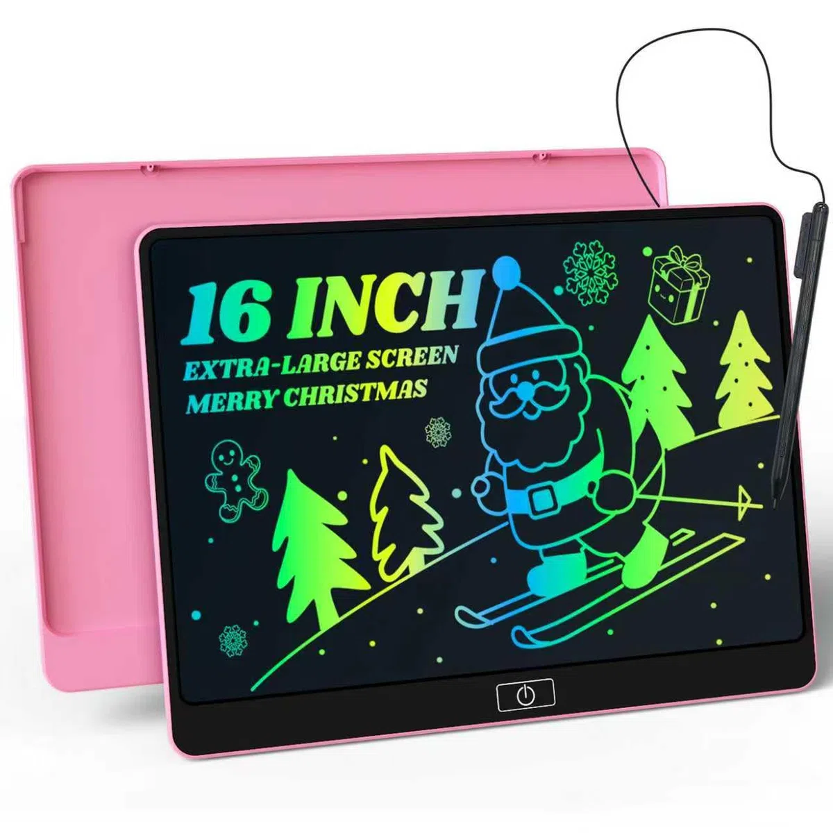 POPERFUN Tavoletta Grafica Bambini 16 Pollici,Colore Lavagnetta Cancellabile Bambini, Educativo Apprendimento Giocattoli per 3-12 Anni Ragazzi e Ragazze, Regalo Natale Compleanno