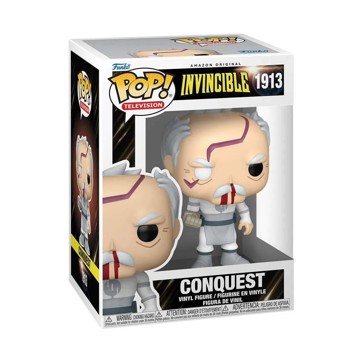 Funko POP! TV: Invincible - Conquest - 1 in 6 chance of receiving the rare Chase variant - Styles may vary - Figura in vinile da collezione - Idea regalo - Prodotto ufficiale