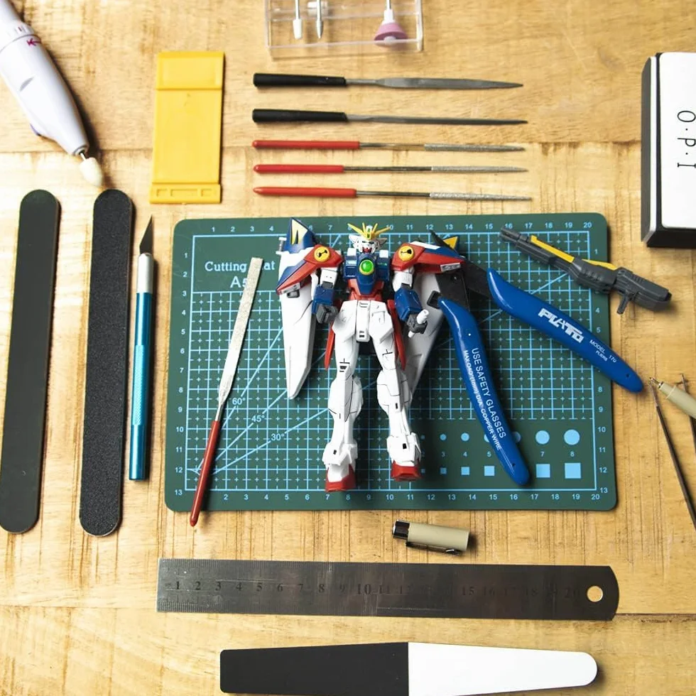 MMOBIEL Set 21 Pezzi per bricolage Costruzione Kit per modellini Gundam per Costruzione, Riparazione e sistemazione Professionale di modellini