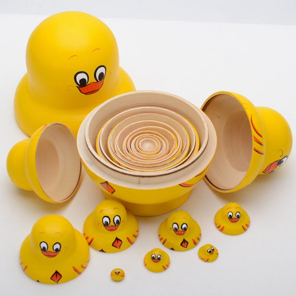 Marchio di Matrioska specializzato, nesting dolls Matrioske Bambola Matrioska russa in 10 pezzi tiglio di zona frigida regalo e giocattolo 10036