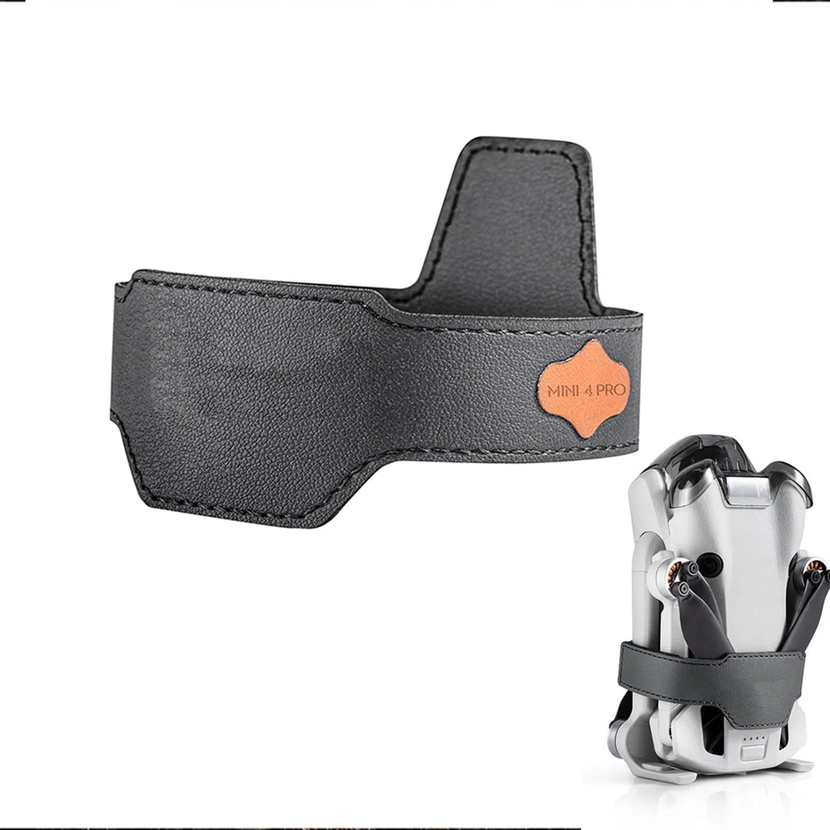 Elica Fixator Holder Protector per DJI Mini4 Pro Drone Paddle Beam Blade Bundle PU Belt Accessori