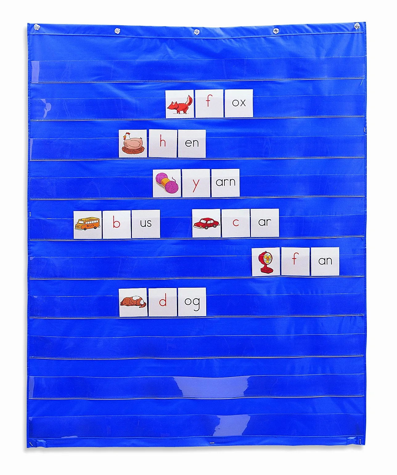 Learning Resources Tabella con Tasche Standard, dai 5 Anni, Set da 5, 10 Tasche Orizzontali e Tasca Posteriore, Apprendimento e Organizzazione