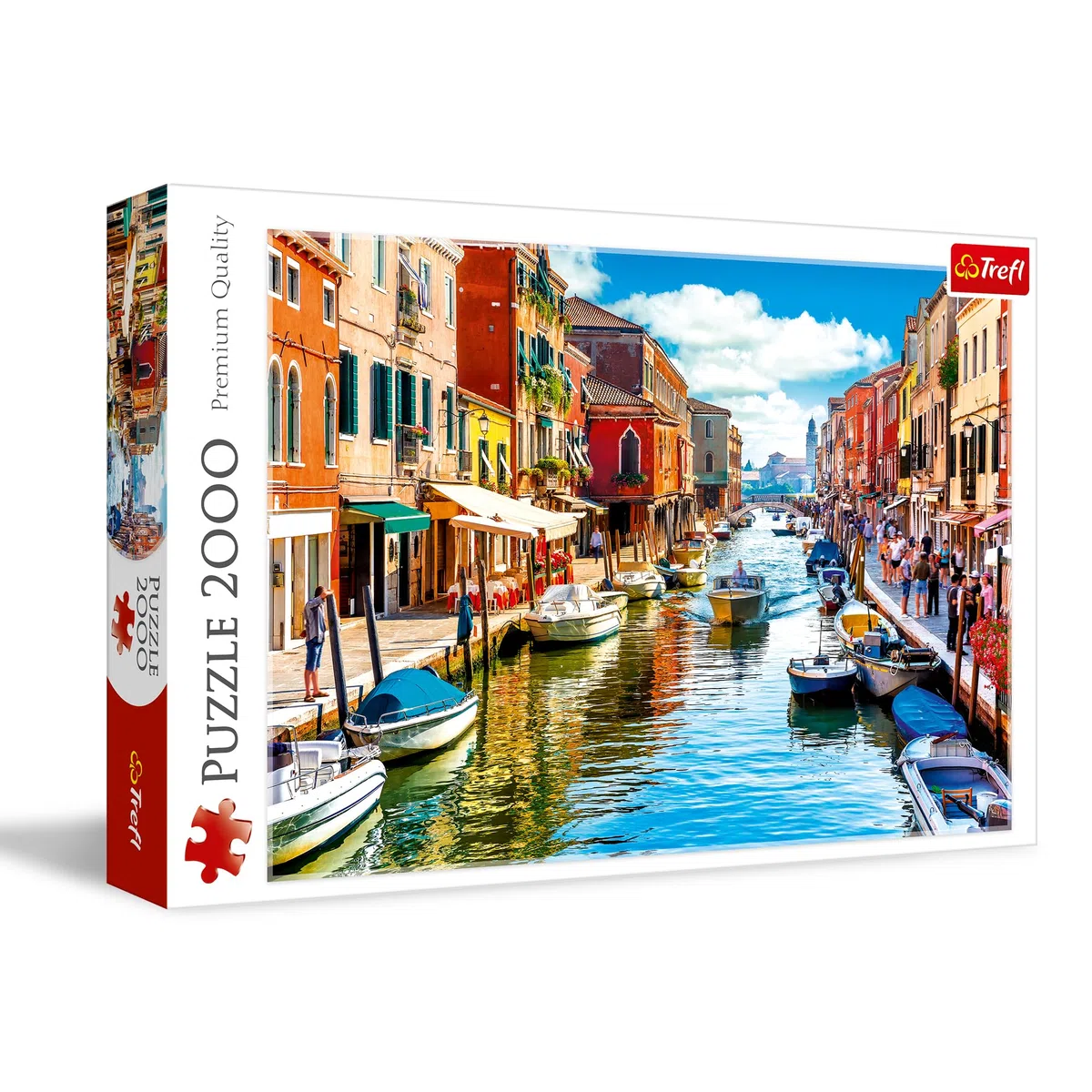 Trefl, Puzzle, Isola di Murano, Venezia, 2000 Pezzi, Alta Qualità, Italia, Paesaggio, Vista Romantica, Puzzle Vacanza, per Adulti e Bambini da 12 anni