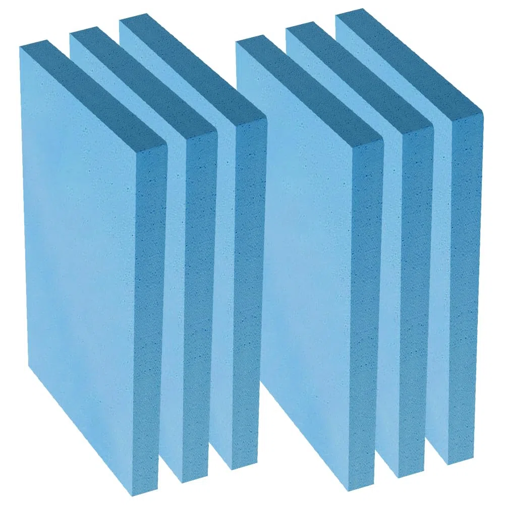 6 pezzi di pannello in schiuma rigida, pannello in polistirene espanso, 30x20x2 cm, set di pannelli per il fai da te, pannello in polistirene espanso per la modellazione di paesaggi e edifici