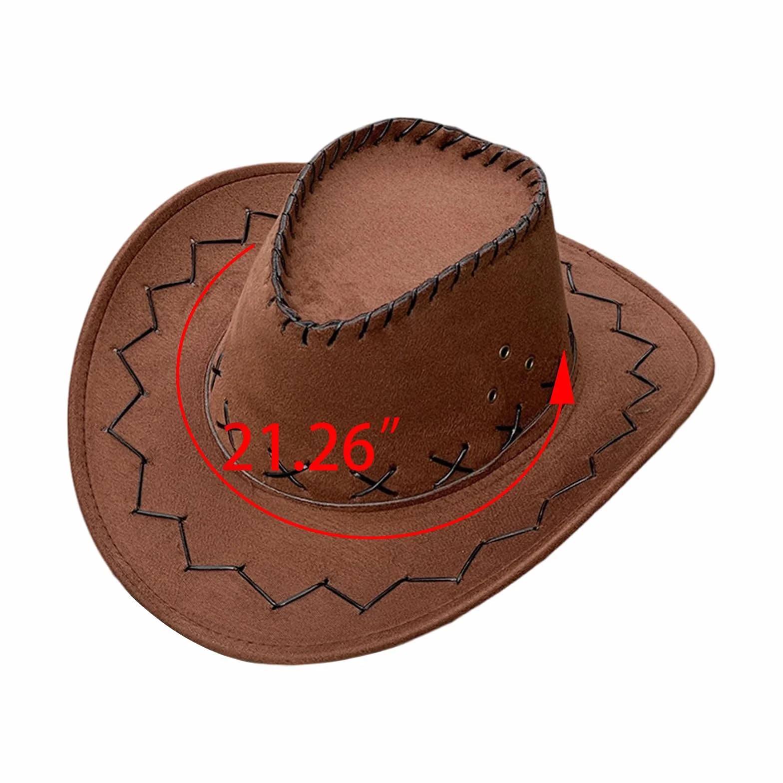 Générique Cappelli da cowboy per bambini in similpelle per bambini, ideale per feste a tema e costumi di Halloween. Abbigliamento Bambini Indipendente
